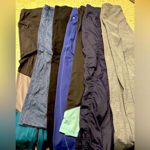 Bundle of EIGHT PAIRS Women’s Athletic bottoms